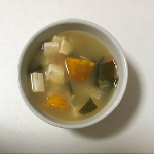 かぼちゃん味噌汁